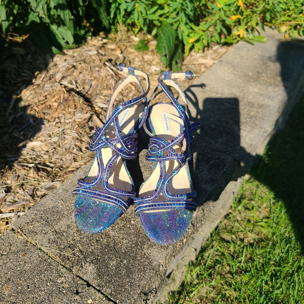 Alex Marie blingy shoes with a heel